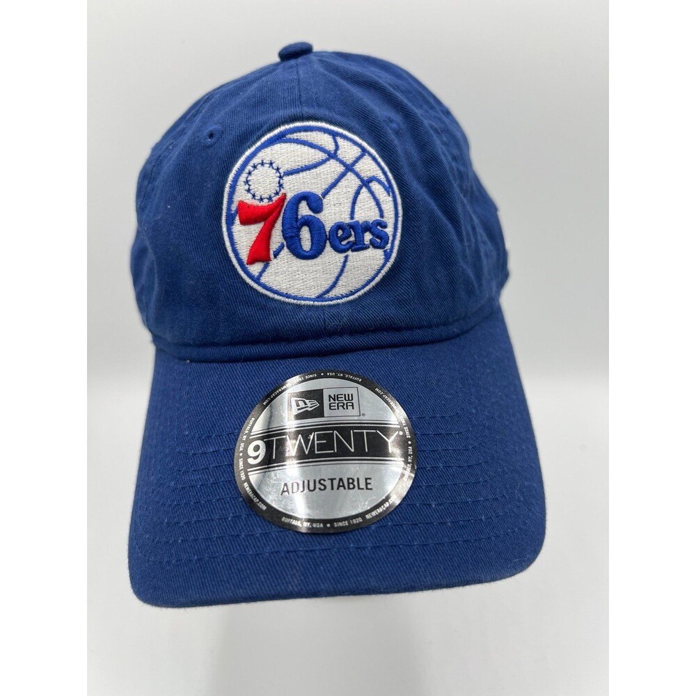 New Era 9TWENTY Philadelphia 76ers Core Classic Adjustable Hat Blue OSFM